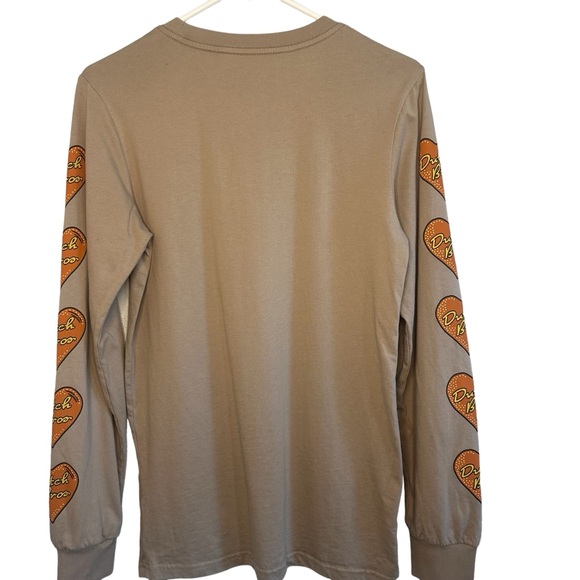 Dutch Bros Long Sleeve “RAD” Tan w/Yellow + Orange RARE DB 1992 - Picture 4 of 6